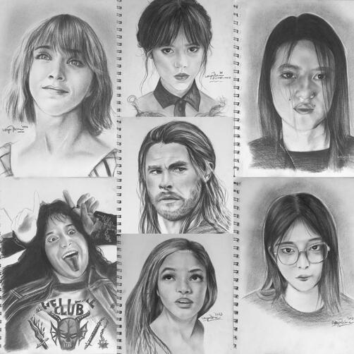 Charcoal Portrait